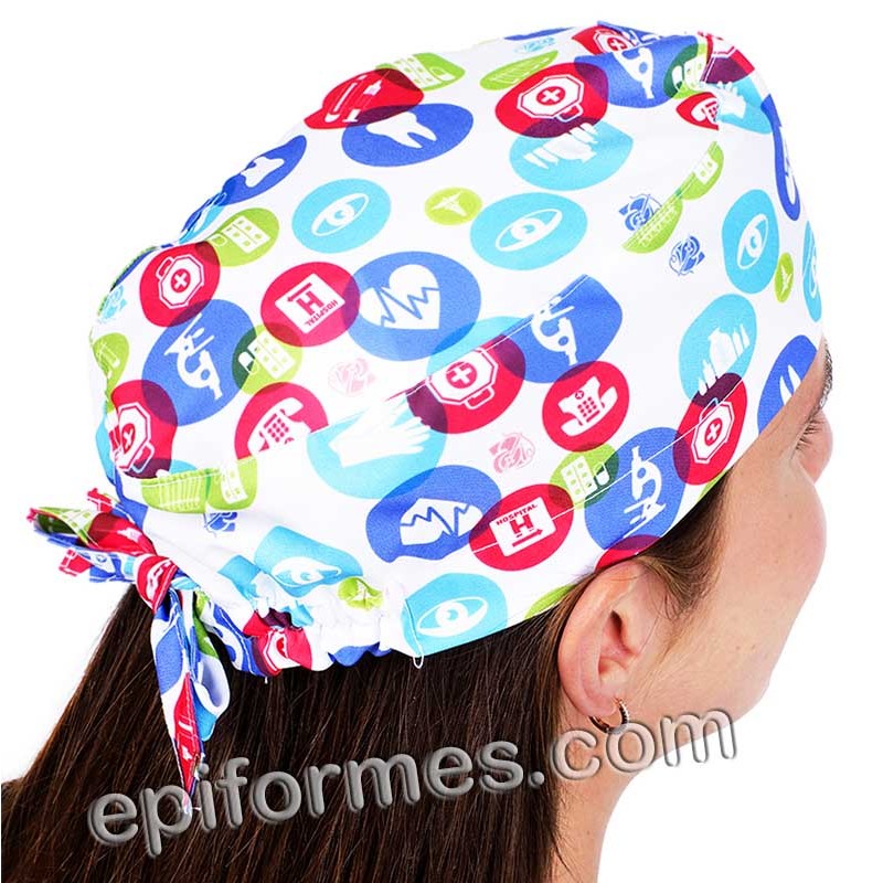 Gorro cirujano iconos salud