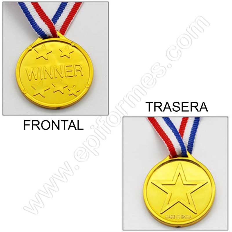 Medalla de oro (Plástico) Premio infantil