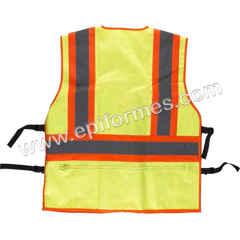 Chaleco De Alta Visibilidad Ajustable Lateral