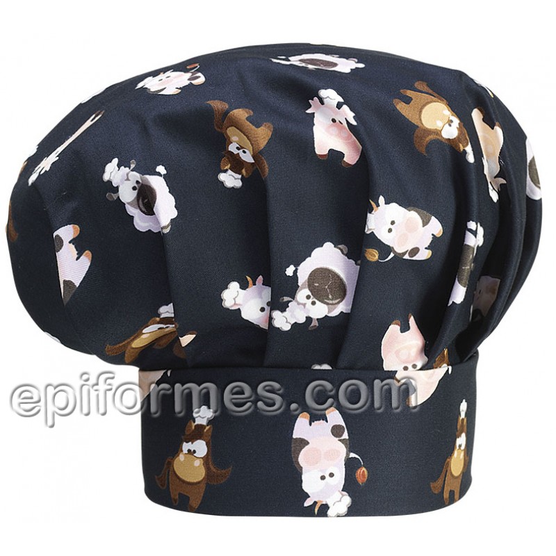 Gorro  chef de cocina peluches