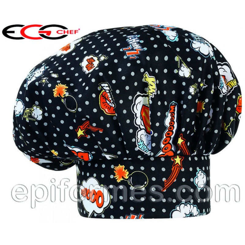 Gorro  chef pop art