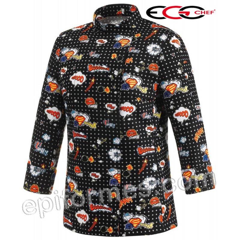 Chaqueta cocinera pop art woman