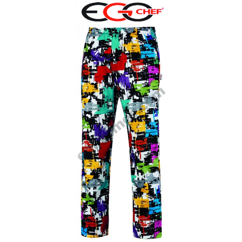 Pantalon chef cocina graphic