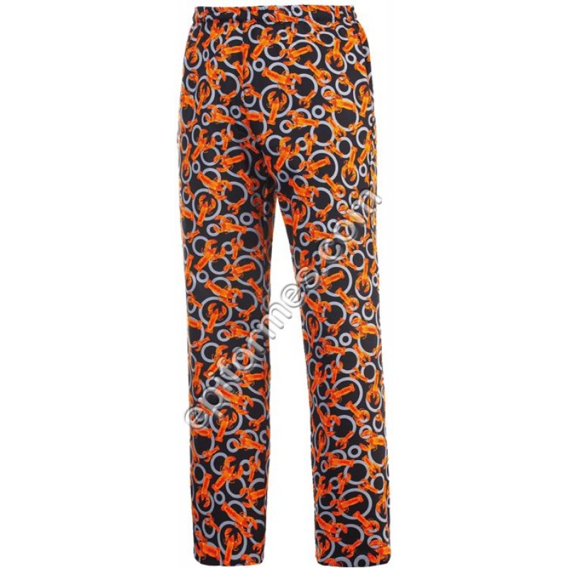 Pantalon cocina Estampado Bogavantes ( SOLO QUEDA 1 UNIDAD DE LA TALLA 3XL)