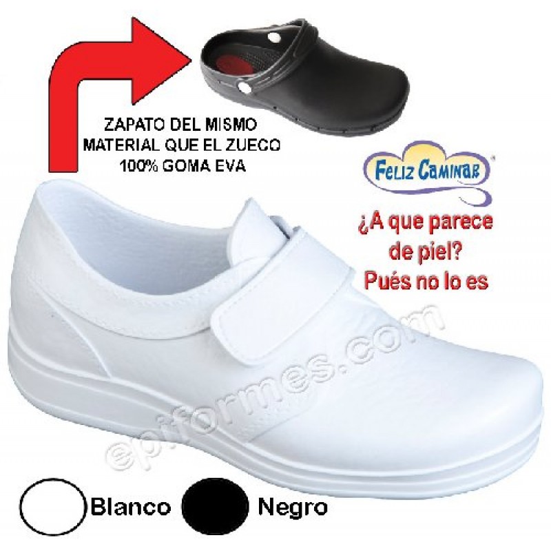 Zapato Flotante Con Velcro 100% Goma Eva.