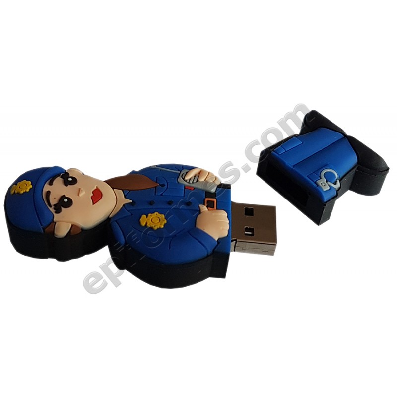 Memoria USB de policía naconal 8Gb