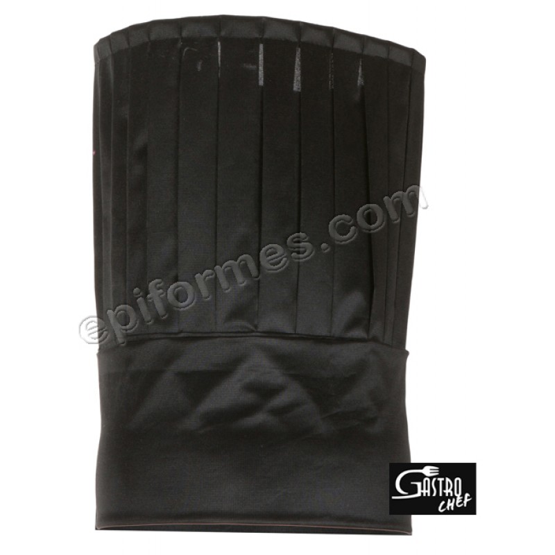 Gorro Cocina Tubular nylon negro