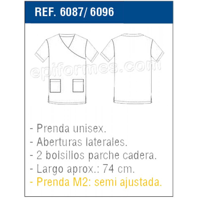 Casaca sanitaria microfibra, 13 Colores