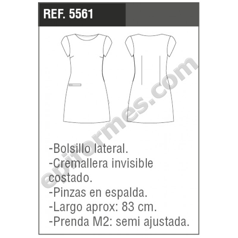 Vestido señora Creta estampado