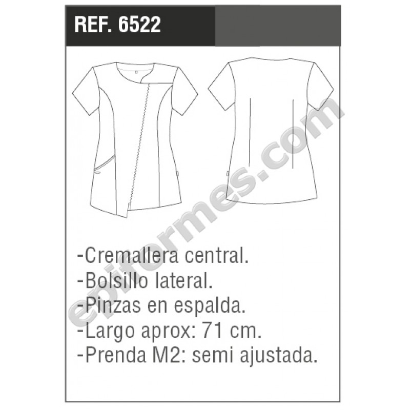 Blusa señora Elba en blanca o negra