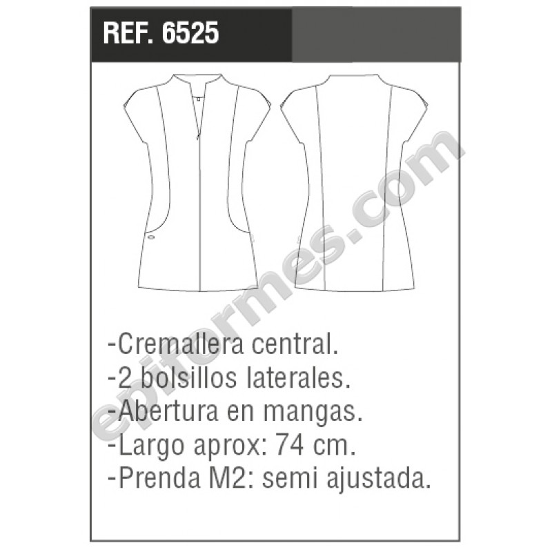 Blusa señora Córcega en blanco o arena