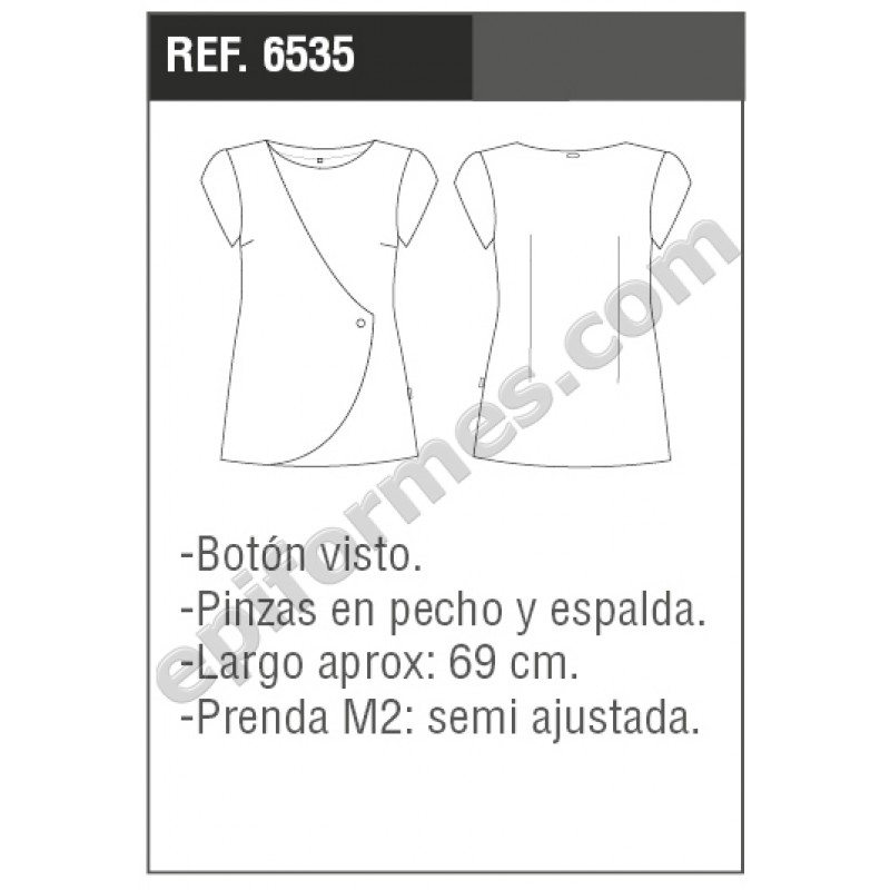 Blusa señora Formentera en blanco o negro