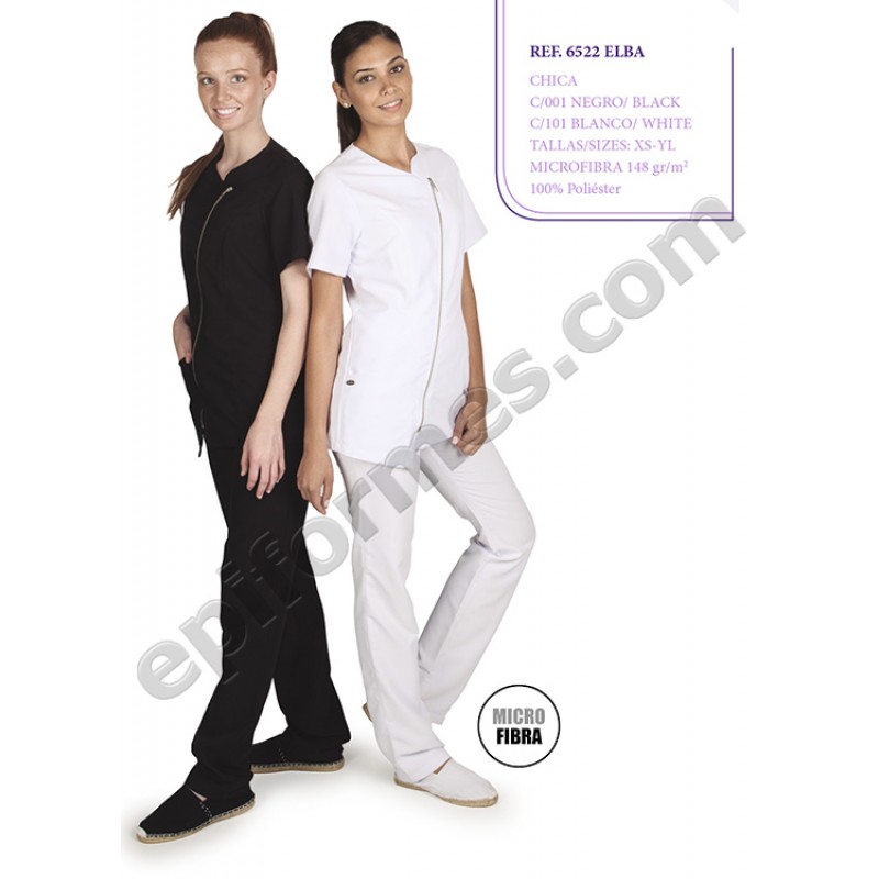 Blusa señora Elba en blanca o negra