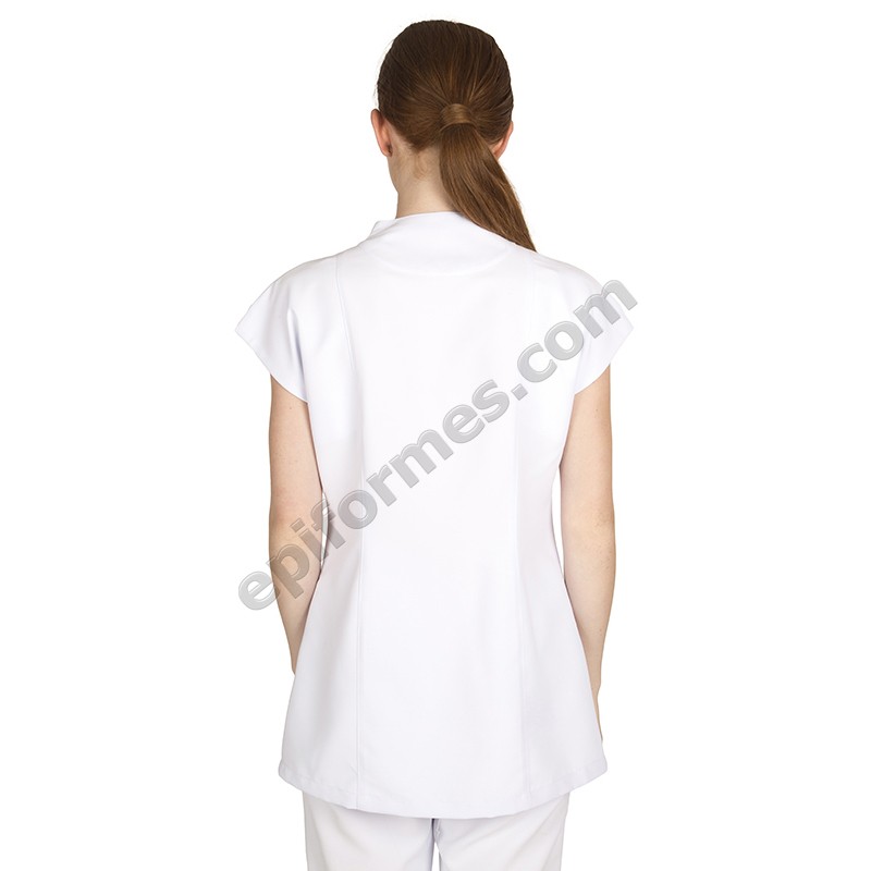 Blusa señora Córcega en blanco o arena