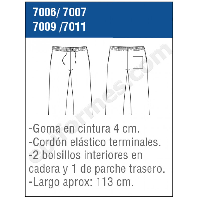 Pantalón Cocinero  camuflaje