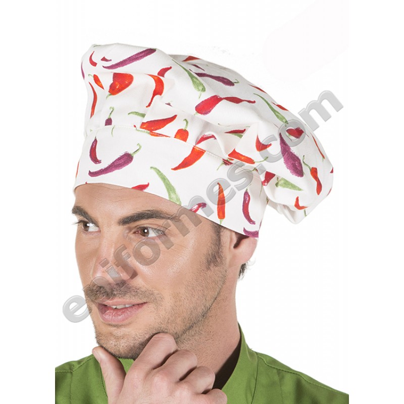 Gorro chef de cocina GUINDILLAS