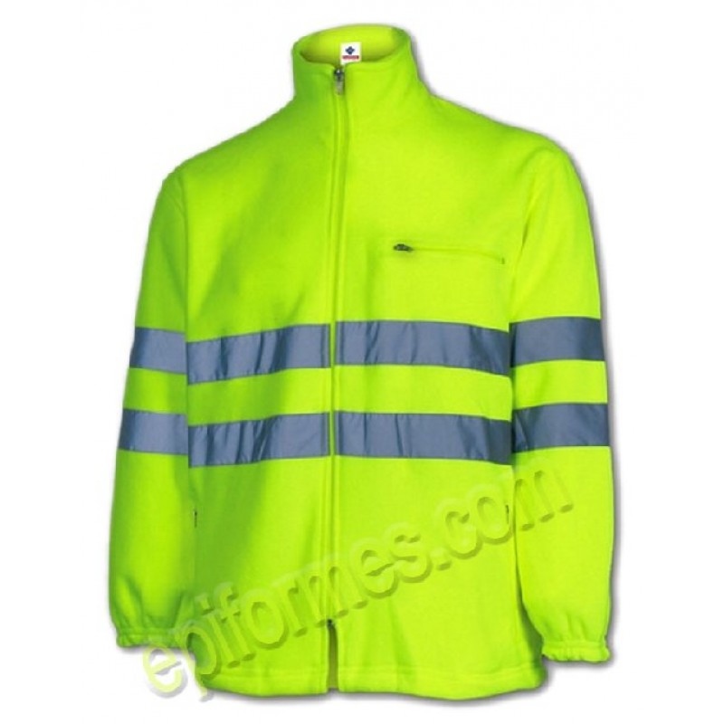 Chaqueta Polar De Trabajo Alta Visibilidad 