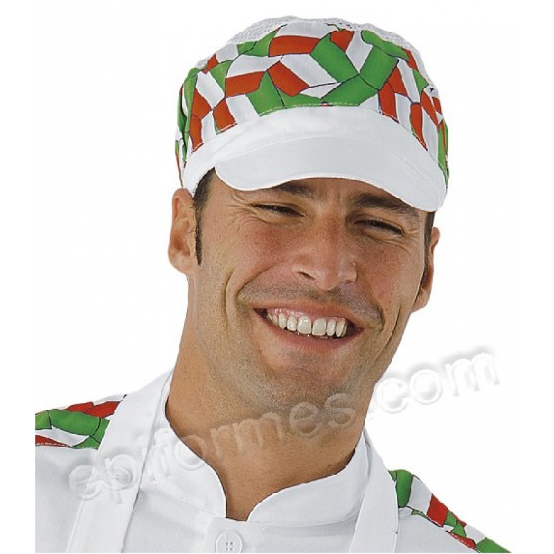 Gorra Con Visera Bandera Italiana