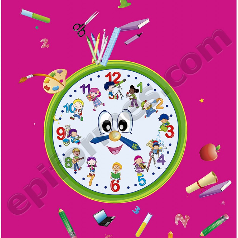 Babi maestra infantil modelo reloj