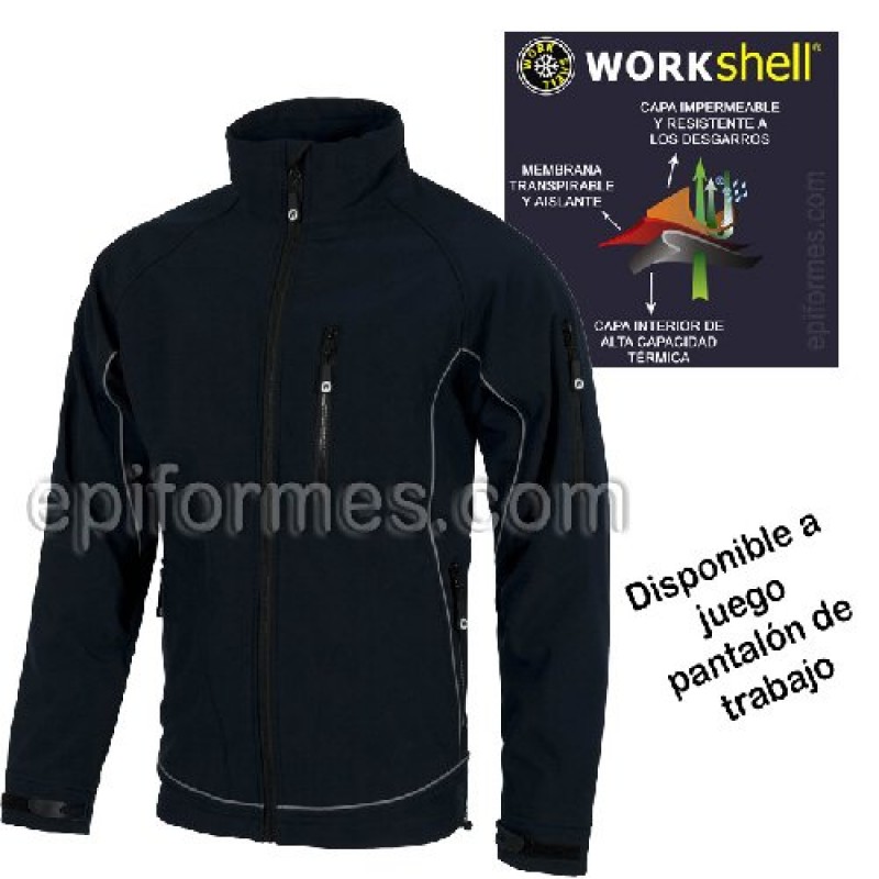 Cazadora Workshell Con Cremallera