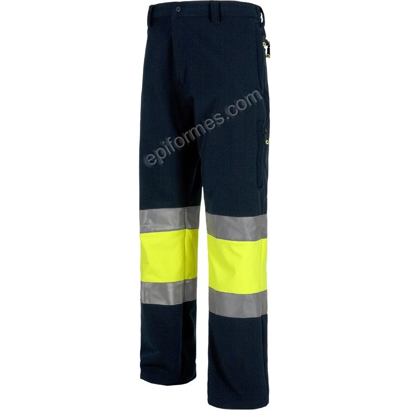 Pantalón Workshell Con Bandas Reflex