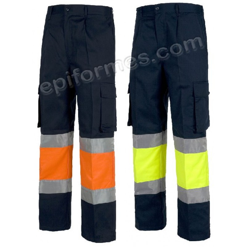 Pantalón Workshell Con Bandas Reflex