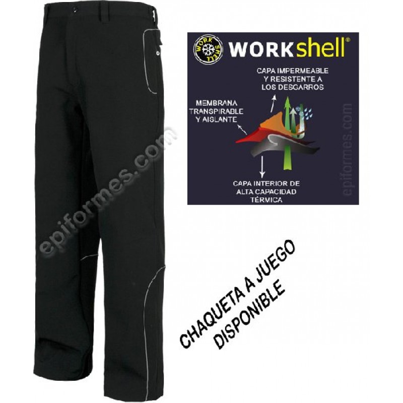 Pantalon De Trabajo Workshell 