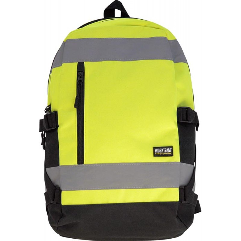 Mochila 25 litros alta visibilidad amarillo fluor