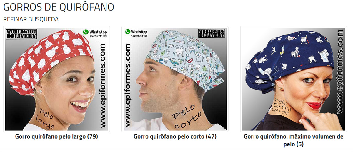 Gorros sanidad