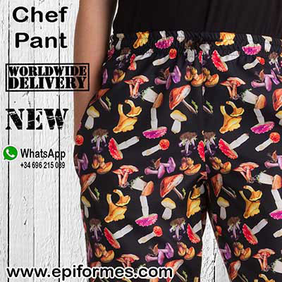 Pantalones de chef de cocina