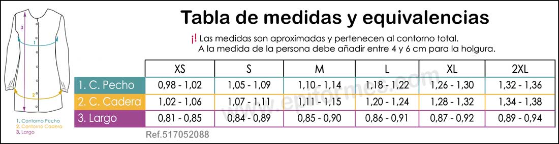 medidas de babi de maestra