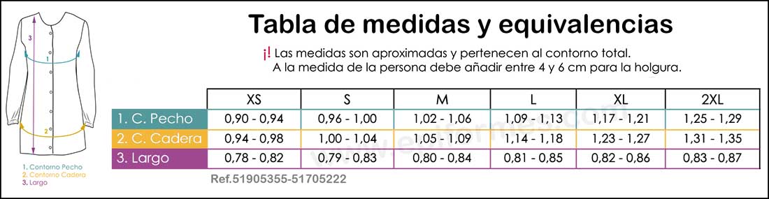 medidas de babi de maestra