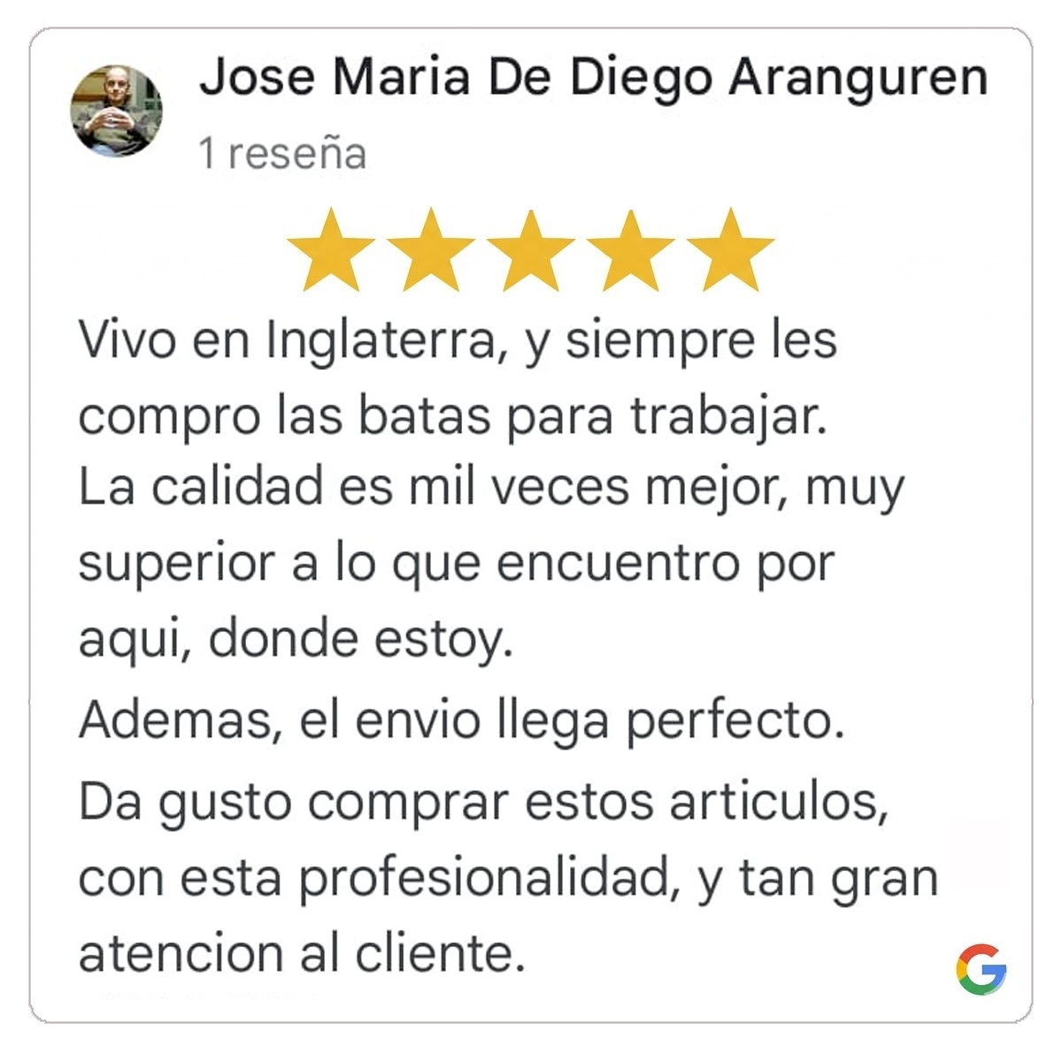 Opinión batas sanitarias